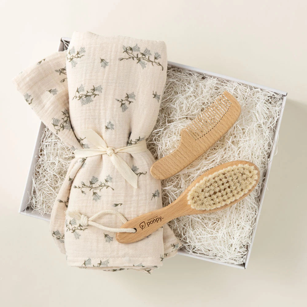 ベビーブラシ ponpy ベビーヘアブラシ